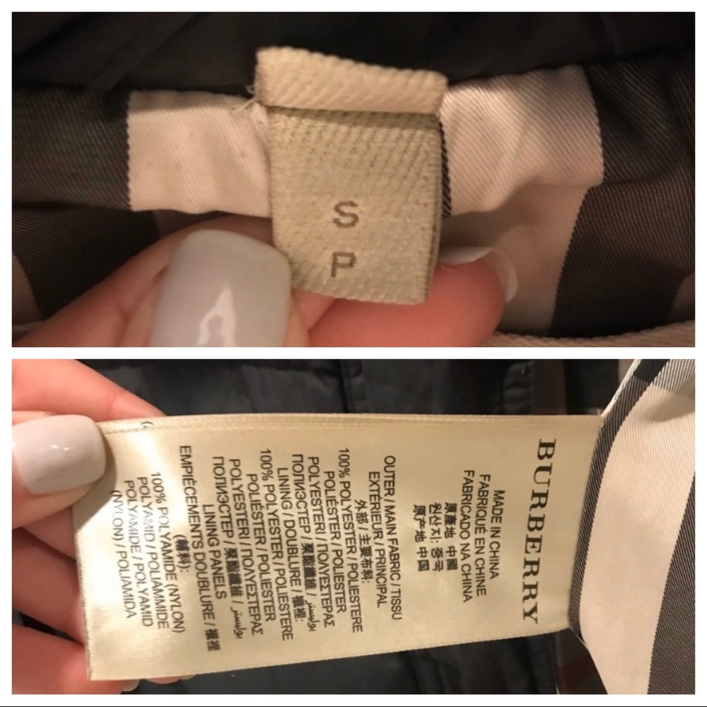 Black BURBERRY Down Puffer Coat - Picture 6 of 8